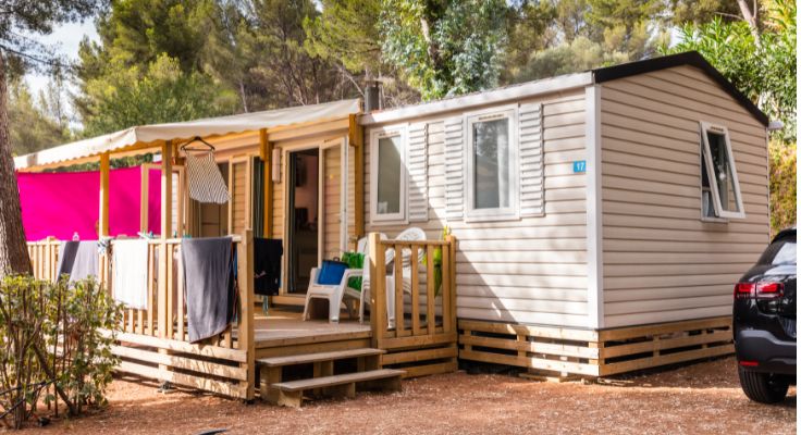 mobil home exterieur comfort